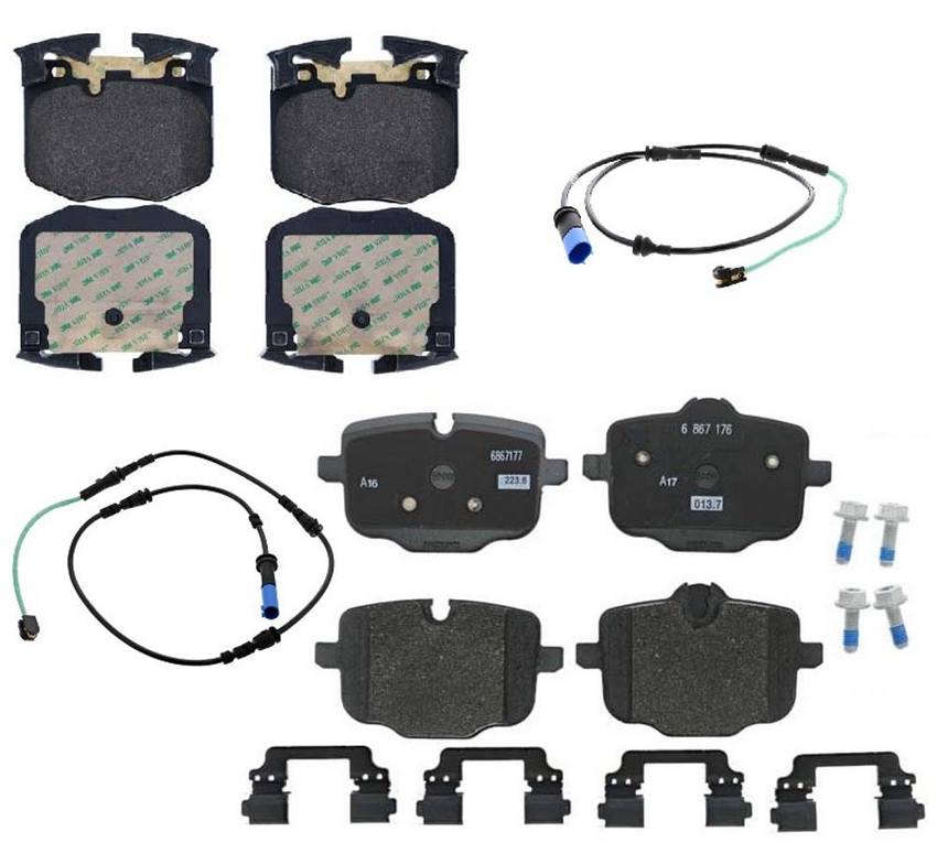 BMW Disc Brakes Kit - Pads Front and Rear